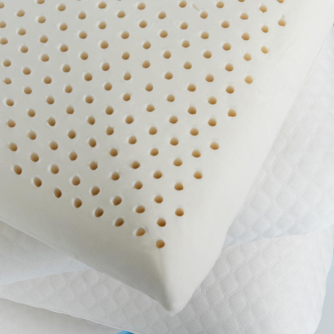 Travesseiro Original Látex - I wanna sleep - (Altura P - 11cm) - Látex Tailandês 100% Natural, Hipoalergênico e Naturalmente Resistente a Poeira e Ácaros - 11x40x60cm