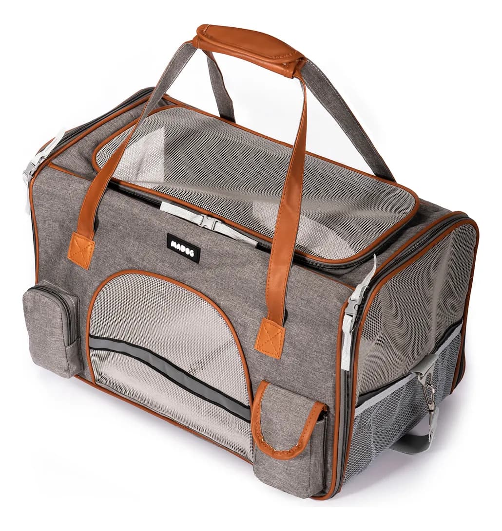 Bolsa Transporte Pet Grande Viagem Cabine Avião Madog Lux